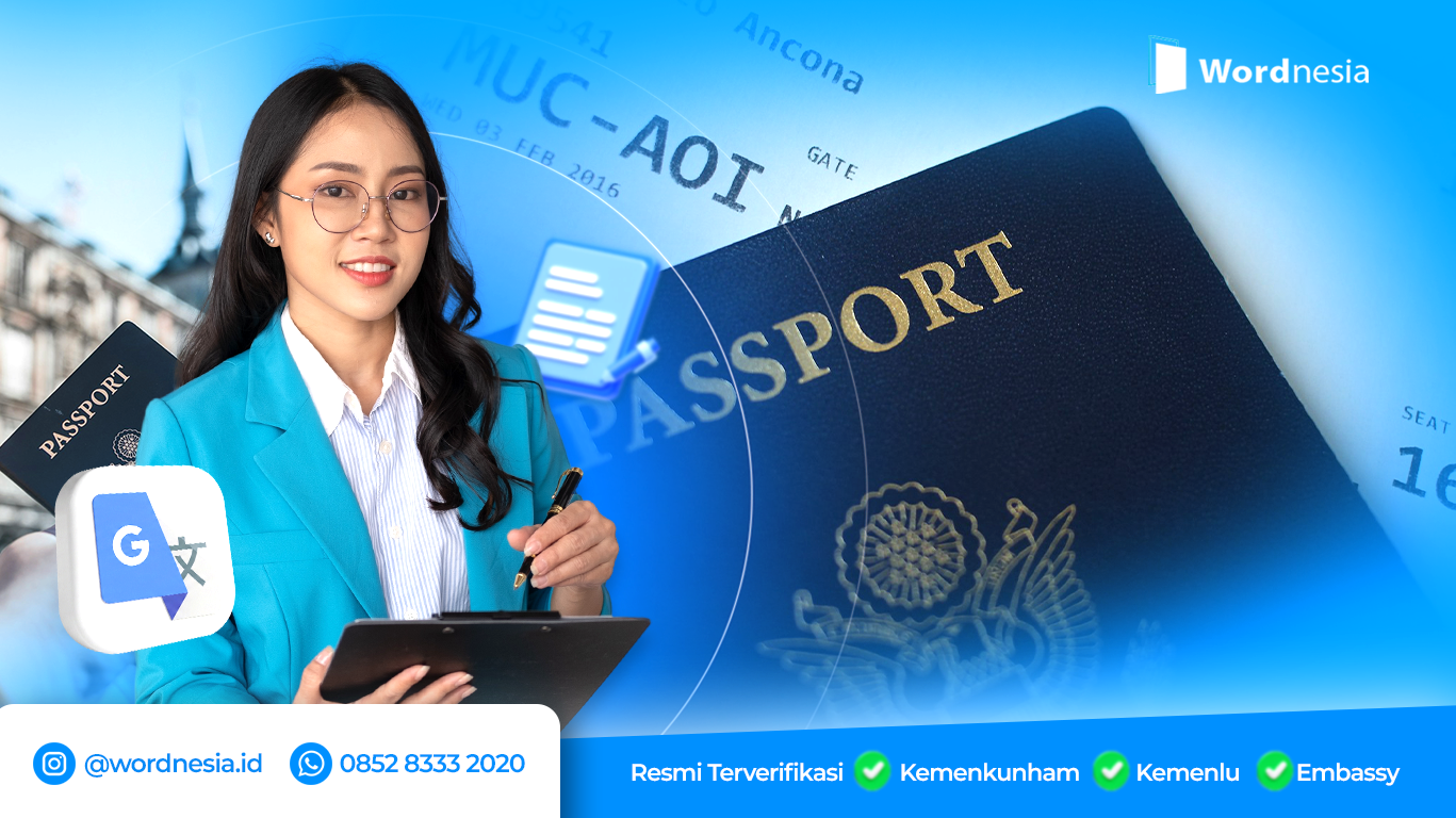 Terjemahan tersertifikasi untuk visa