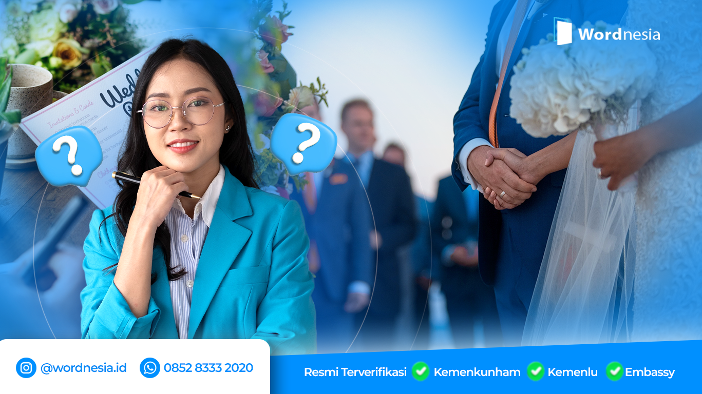 Biaya penerjemah tersumpah akta nikah resmi