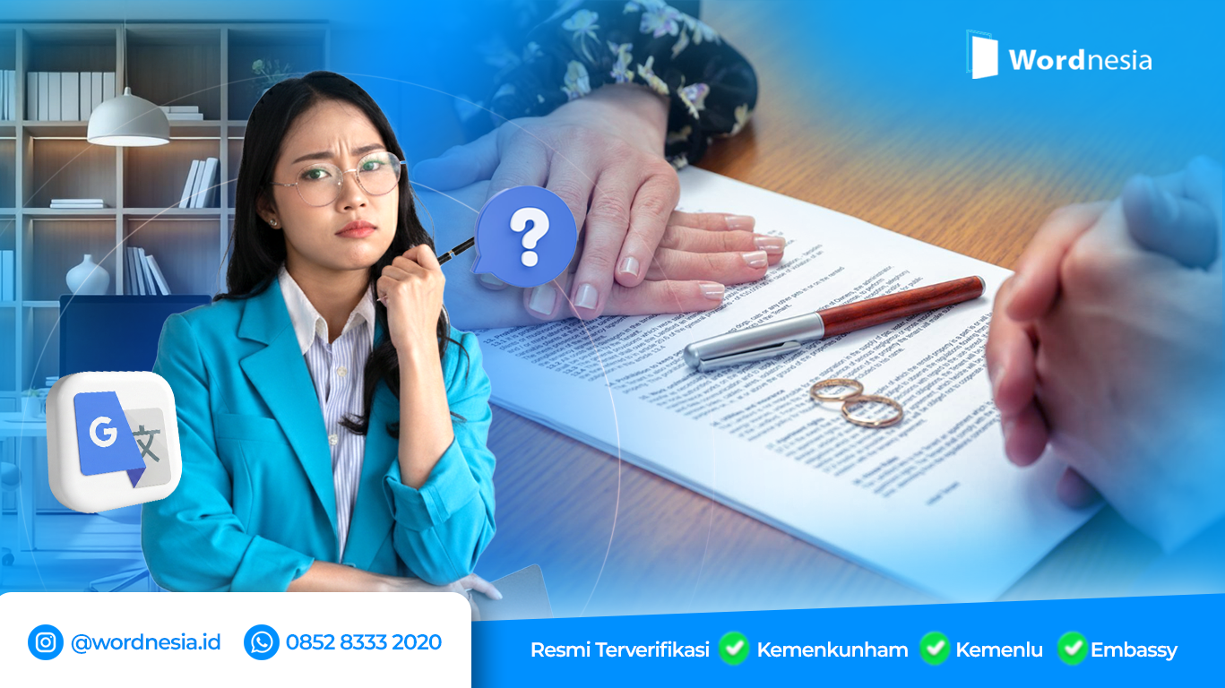 terjemahan akta cerai untuk menikah di luar negeri